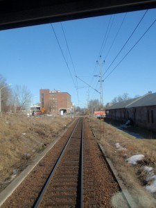 Järnväg vid Gillbergaplan i Eskilstuna